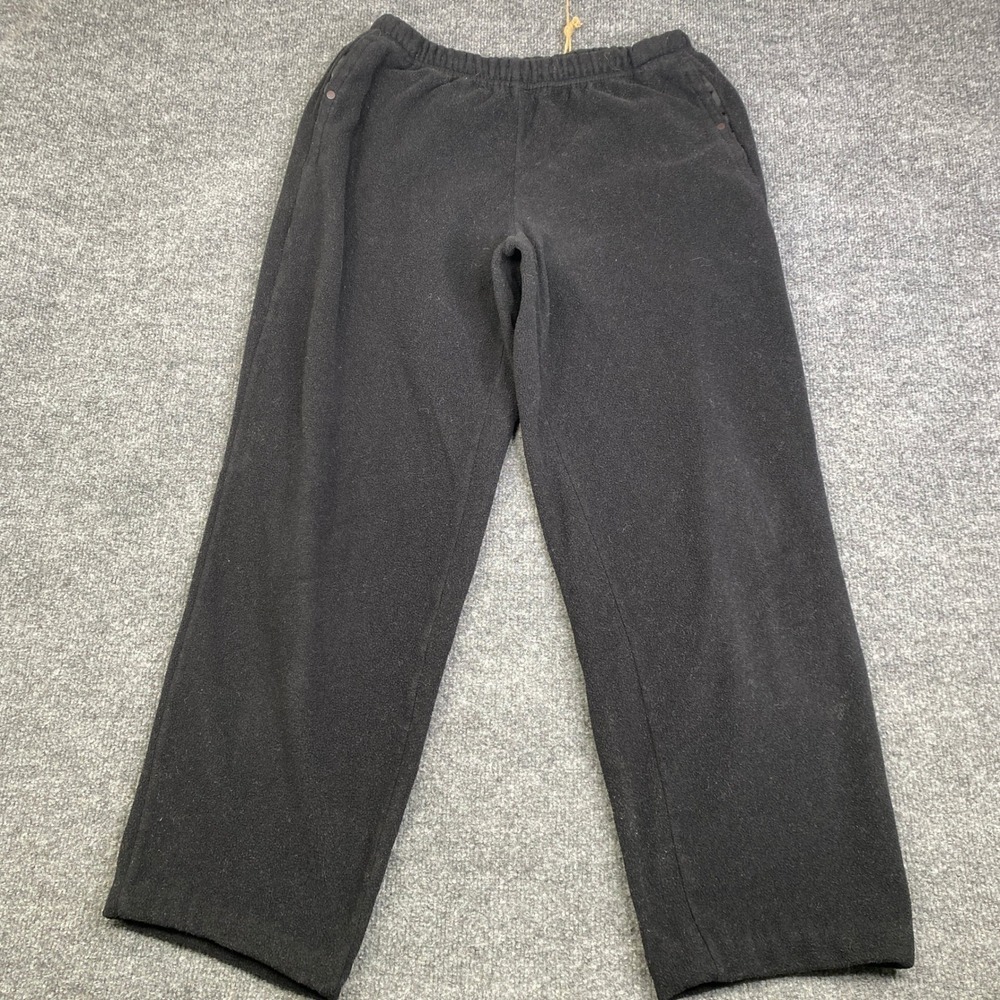 Patagonia Synchilla Fleece Pants Womens Large Black Vintage Made in USA 30211